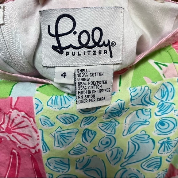 LILLY PULITZER Vintage Aruba One Happy Island Skirt size 4 - Picture 3 of 10